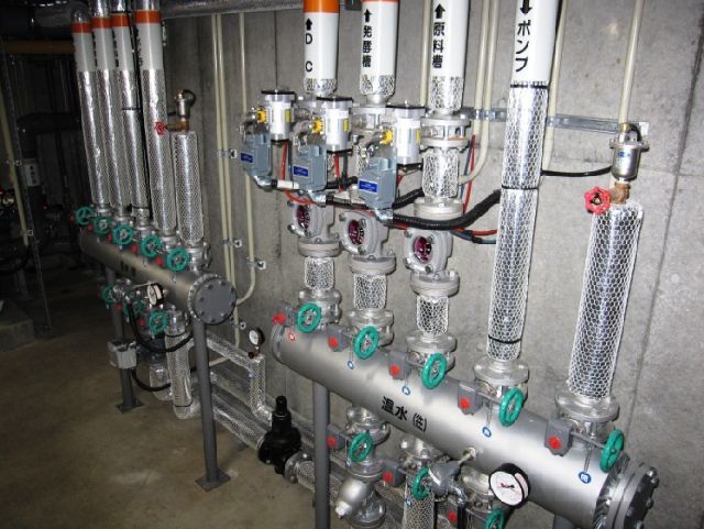 温水調整バルブ